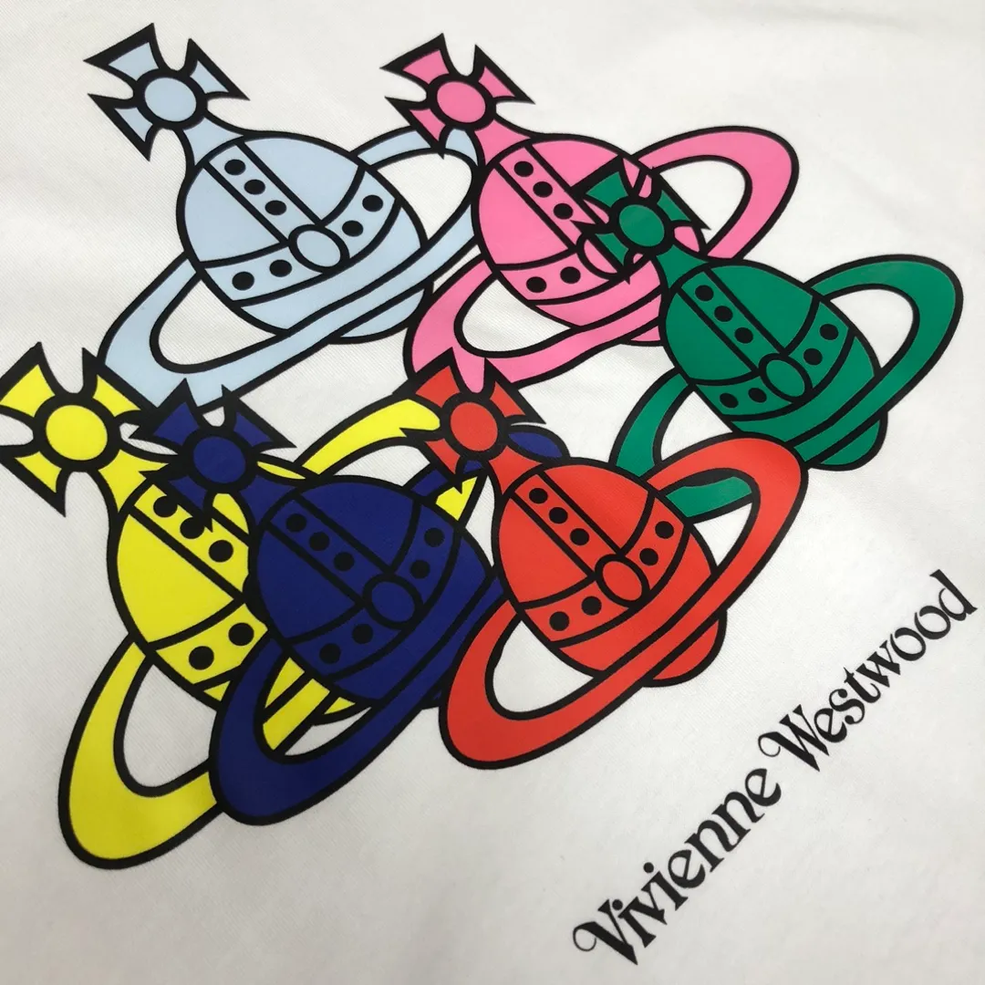 💥 Vivienne Westwood/ · New Arrival T ！ Premium ， ！ ！ ！ ！ ！ Breathable ！ ， 。 ： Cream White Black Sizes：M-3XL （ ）